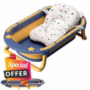 Hibtn Foldable Baby Bathtub
