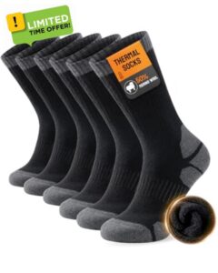 TANSTC Thermal Socks Merino Wool Socks for Men Women