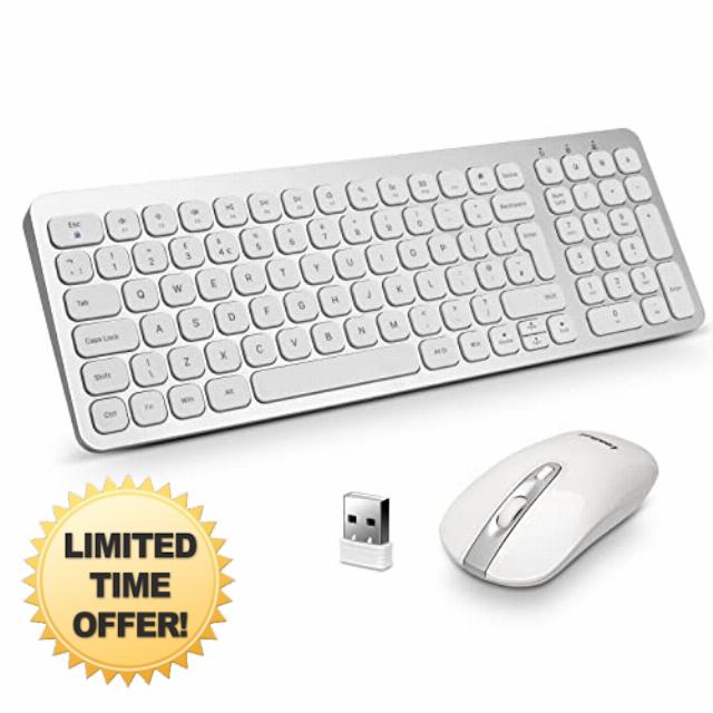 LeadsaiL Wireless Keyboard and Mouse Set