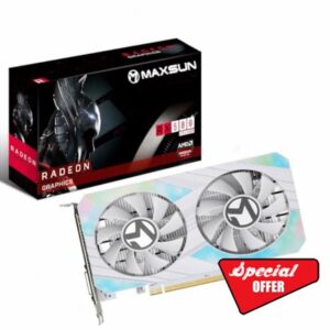maxsun AMD Radeon RX 580 8GB 2048SP GDDR5 Computer Video Graphics Card GPU for PC Gaming 256-Bit DirectX 12 DVI