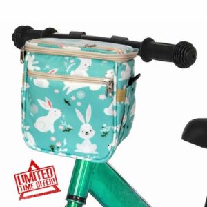 ZKIXUIWI Kids Bicycle Basket Bike Handlebar Bag Organizer