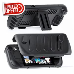Full Protective Case for Steam Deck: Kickstand Case for Steam Deck- TPU Modcase with Front Cover Case