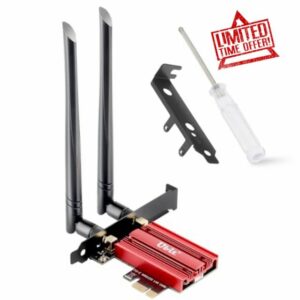 WiFi Card Intel 7th 8774Mbps (6G+5G+2.4G) with Bluetooth 5.4