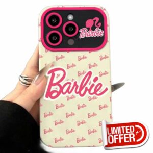 BayDe iphone 15 pro max case Cute Cartoon 14 Pro Max Phone Case 15 Phone Case 13 Soft Case-Barbie large letters-iPhone 13 ProMax