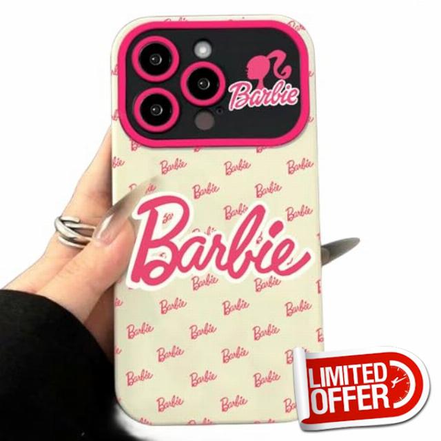 BayDe iphone 15 pro max case Cute Cartoon 14 Pro Max Phone Case 15 Phone Case 13 Soft Case-Barbie large letters-iPhone 13 ProMax