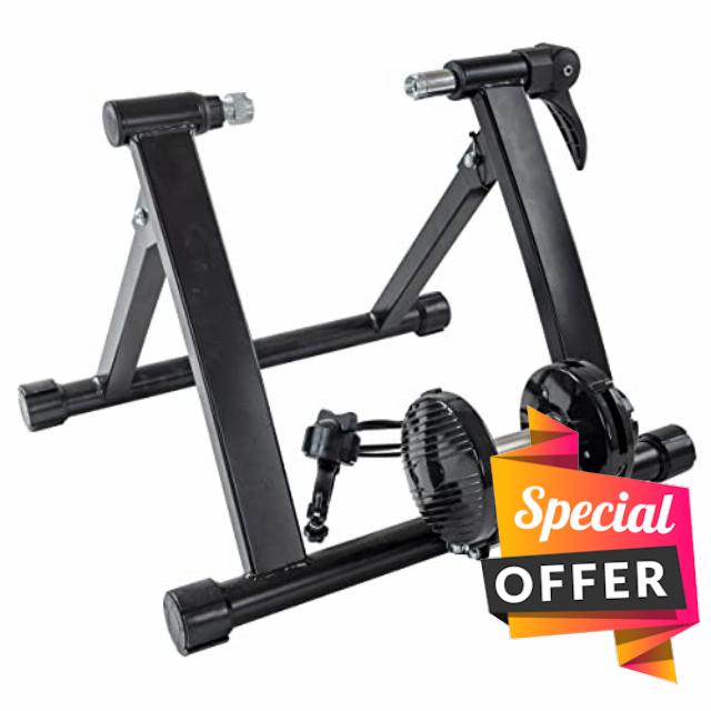 Bike Indoor Turbo Trainer Exercise Bike Magnetic Turbo Trainer Black 26"