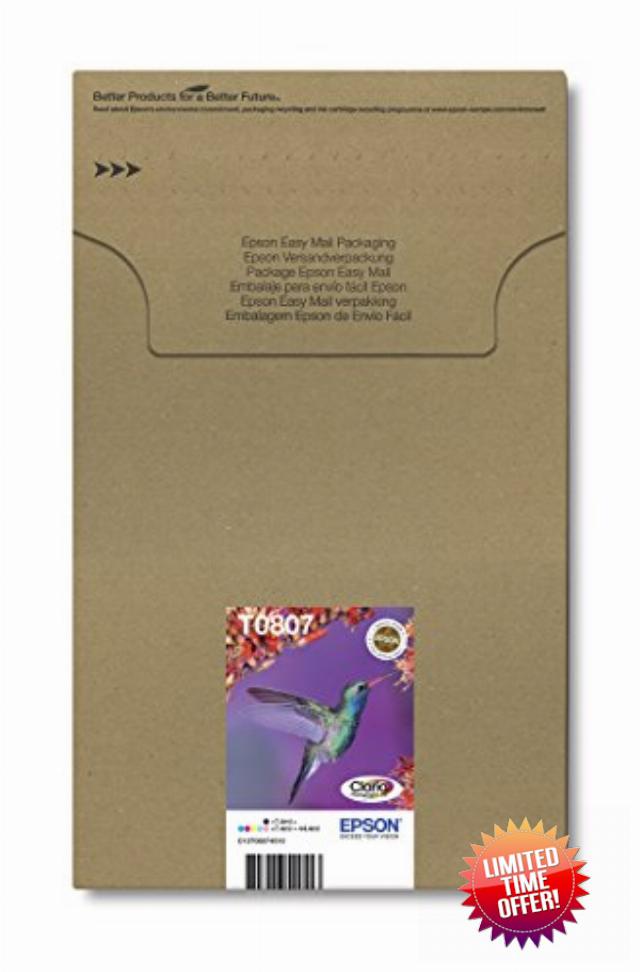 Epson T0807 Hummingbird Genuine Multipack