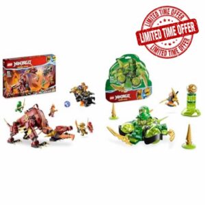 LEGO 71793 NINJAGO Heatwave Transforming Lava Dragon Toy