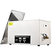 CREWORKS Ultrasonic Cleaner 6L Large Capacity Stainless Steel Commercial Ultrasonic Cleaner 180W ...