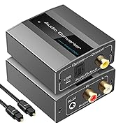 VEDINDUST HDMI Audio Extractor 4K@60Hz YUV4:2:0 HDMI to Coaxial Optical SPDIF Toslink and 3.5mm L...