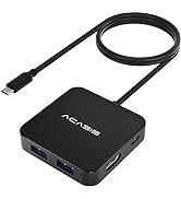 Laptop Docking Station Dual Monitor, ACASIS USB C Hub Dual HDMI, 100W PD, 2 HDMI Adapter 4K, 2 US...