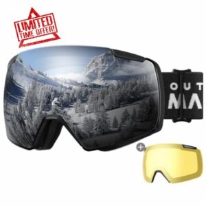 OutdoorMaster Heron Ski Goggles with 2 Lens