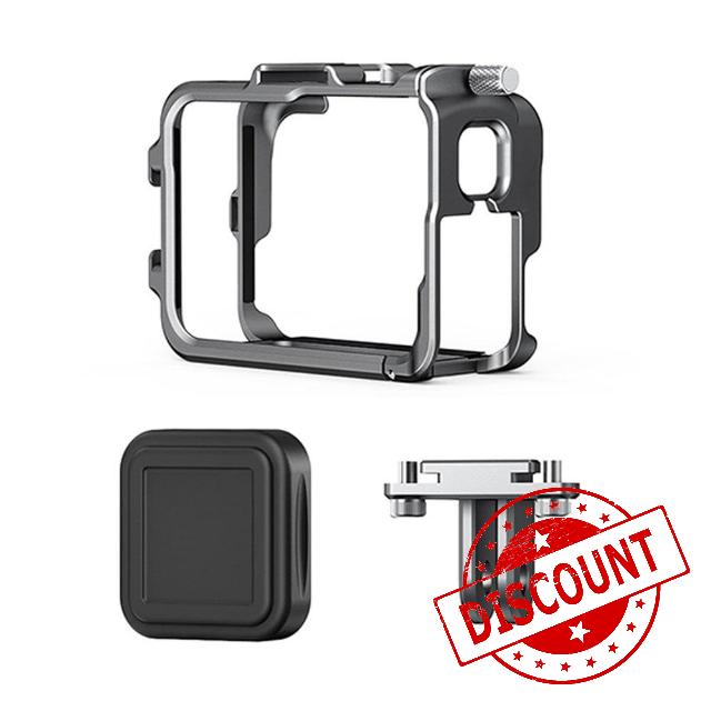 EIRZNGXQ for Insta360 Ace/Ace Pro Action Camera Aluminium Alloy Frame Case