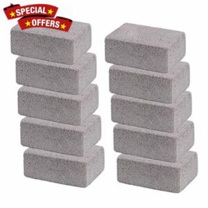 Turodeuo 10 Pcs Barbecue Grill Cleaning Bricks Barbecue Grill Cleaning Foam Reusable to Remove Oil Stains for Grilling