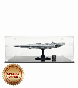 NOVDA Acrylic Display Case for LEGO Star Wars Executor Super Star Destroyer 75356