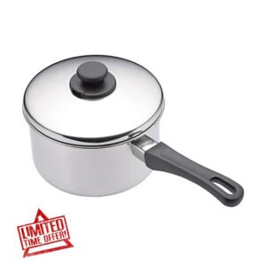 KitchenCraft Extra Deep Induction Saucepan with Lid