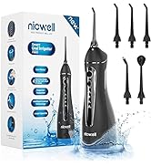 Nicwell Dental Flosser Accessories, 2 Orthodontic Nozzles and 2 Normal Nozzles