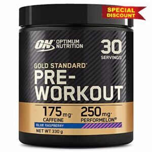 Optimum Nutrition Gold Standard Pre Workout Green Apple Flavoured Powder