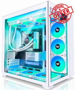KEDIERS PC Case - Pre-Install 9 ARGB Fans