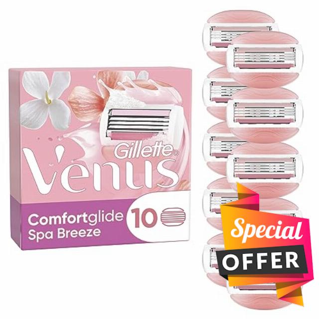 Gillette Venus Comfortglide Spa Breeze Women's Razor Blade Refills