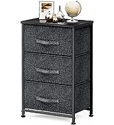 Pipishell Chest of Drawers, Fabric Storage Drawers with Wood Top and Large Storage Space, Easy to...