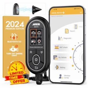 ANCEL BD310 OBD2 Bluetooth 5.0 Auto Car Fault Diagnostic Scan Tool and App for iPhone iOS Android