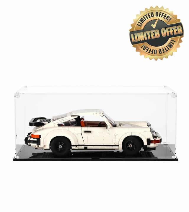 NOVDA Acrylic Display Case for LEGO Porsche 911 10295