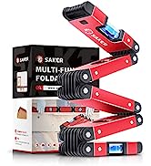 Saker Multi-function Foldable Level, 28-Inch Multi-Angle Measurement Woodworking Tools,Precise Le...