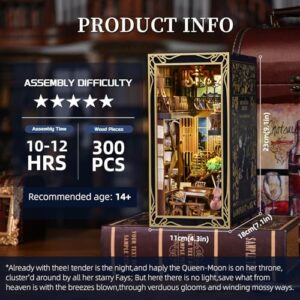 DIY Miniature Dollhouse Booknook Kit