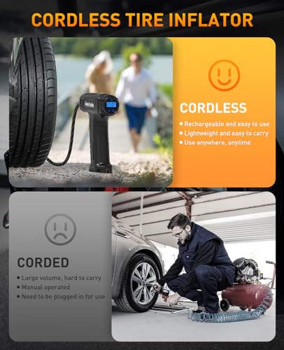 12V Rechargeable Battery Portable Car Tyre Pump