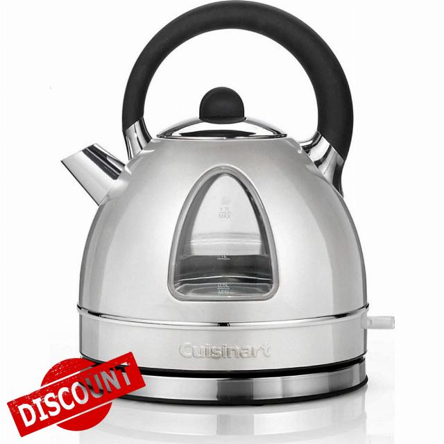 Cuisinart Traditional Kettle | 1.7L Capacity | Stainless Steel | CTK17U