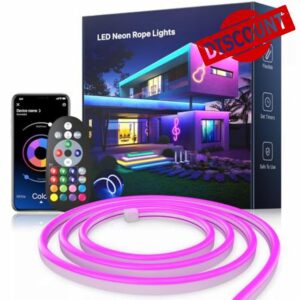 Mexllex Neon LED Strip Lights 5M