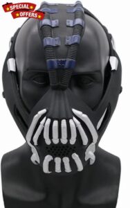 Next Level Cosplay Prop Replica Bane Mask The Dark Knight Rises Cosplay Costume Accessory Film Clothing Replica Props Hallowee