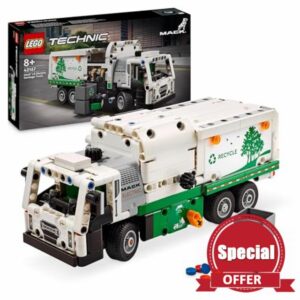 LEGO Technic Mack LR Electric Garbage Truck Toy for Boys & Girls aged 8 Plus Years Old