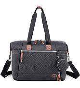 Baby Changing Bag, Dikaslon Large Nappy Bags for Mom and Dad, Stylish Travel Tote with Pacifier H...