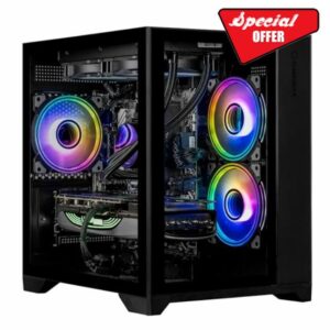 SCAN | Aurum Gaming PC - Intel Core i5-13400F (10 Core/16 Thread) CPU with AIO Water cooling/RTX 4070 12GB Graphics / 32GB RAM / 1TB M.2 SSD/WIFI