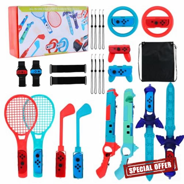 zerotop 15 in 1 Nintendo Switch Accessories
