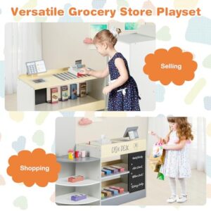 Kids Supermarket Playset with Cash Register