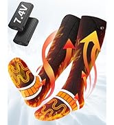 Heated Socks, Eventek 360° Heating Electric Socks for Men Woman, 7.4V Rechargeable H...