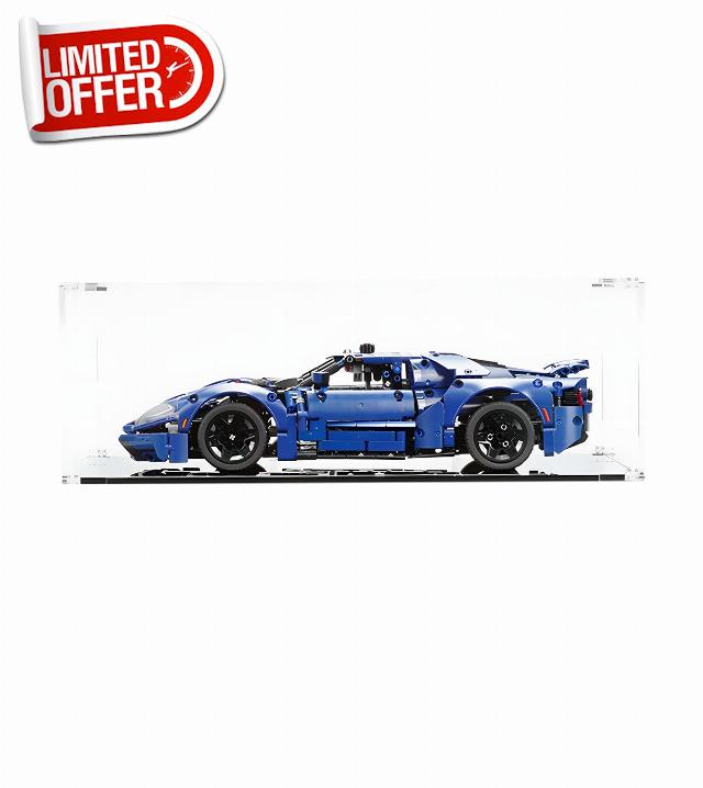 NOVDA Acrylic Display Case for LEGO Technic 2022 Ford GT 42154