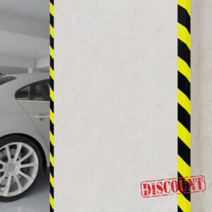 'vidaXL PU Corner Protectors in Yellow & Black - Durable