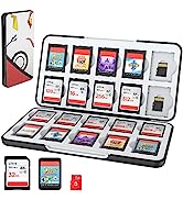 HEIYING Memory Card Case for Nintendo Switch Games Cards or SD Cards, Switch Game Case Holder for...
