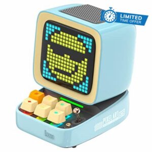 Divoom Ditoo Retro Pixel Art Bluetooth Speaker with Programmable RGB Led Screen