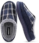 KuaiLu Mens Clog Slippers with Comfy Arch Support, Orthotic Plantar Fasciitis Memory Foam Slipper...