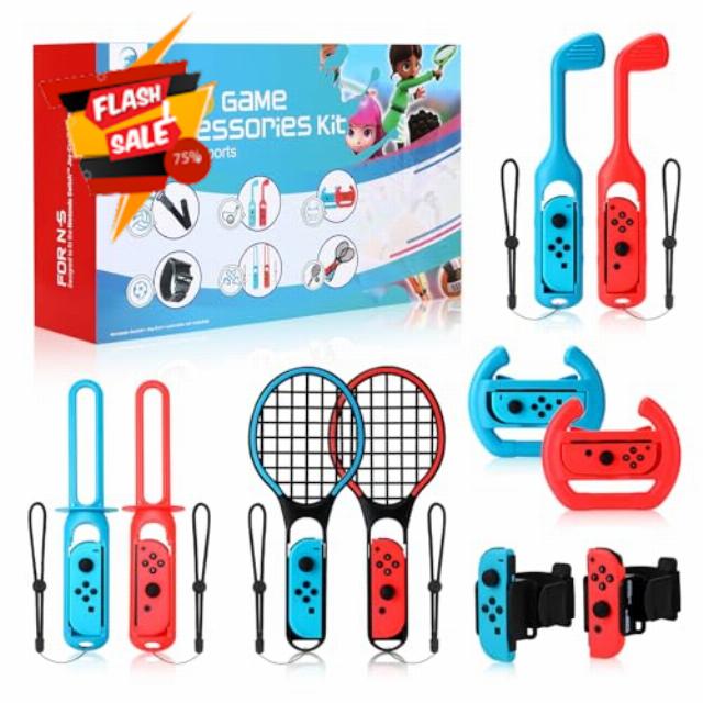 Switch Sports Accessories Bundle for Nintendo Switch Games