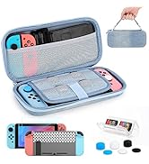 Younik Switch OLED Case (NOT Switch 2017/Lite), 14 in 1 Switch OLED Accessories Bundle with Switc...