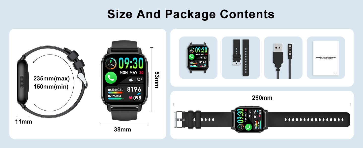 Size And Package Contents