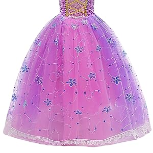 Rapunzel Dress Up Clothes Princess Fancy Dress Kids Rapunzel Halloween Costumes