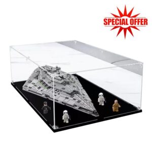 Acrylic Display Case for Lego 75190 Star Destroyer Model