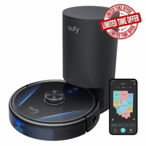 eufy RoboVac LR30 Hybrid+ Robot Vacuum Cleaner with Mop and Self Emptying Station